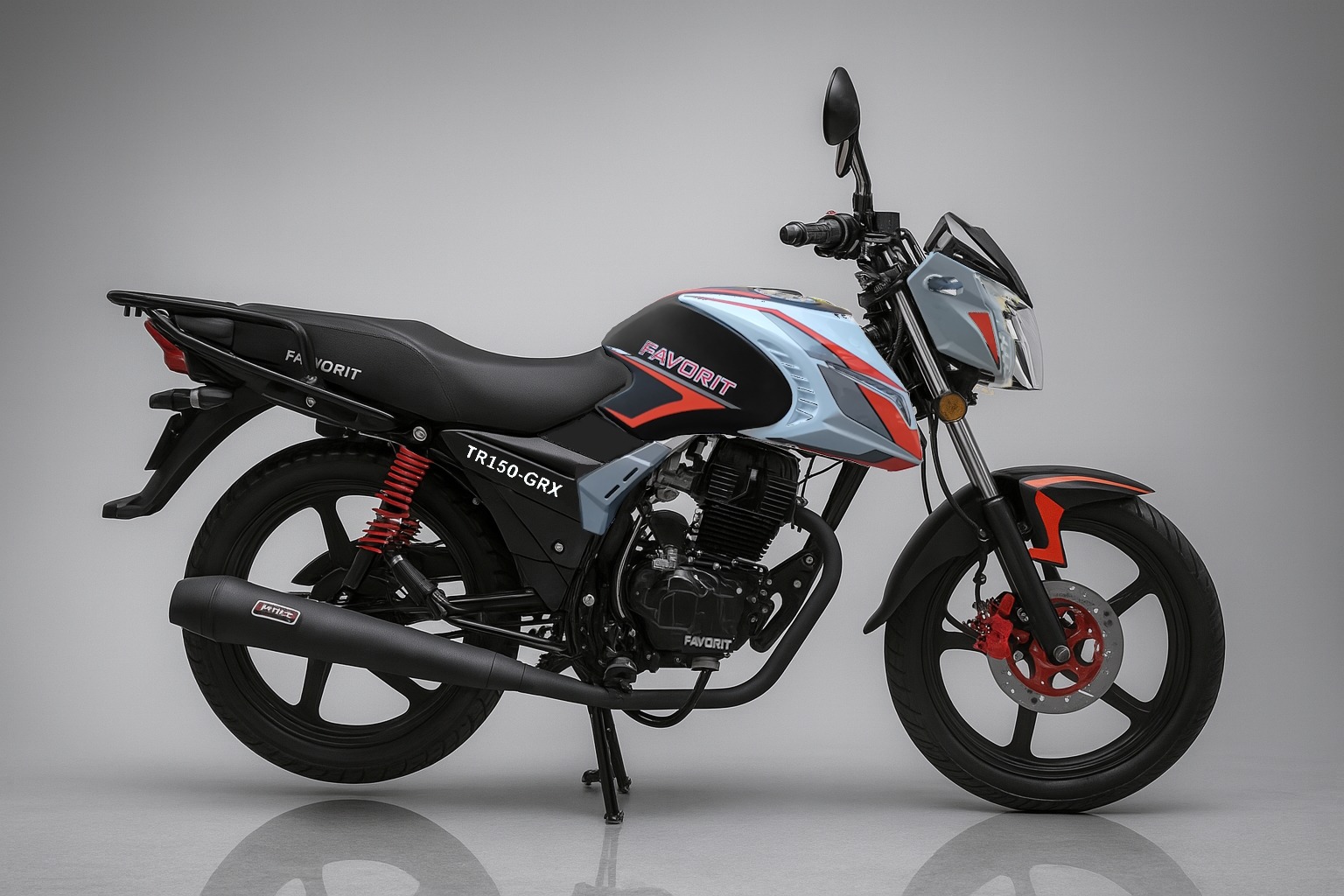 MOTOCICLETA  MCA FAVORIT MOD TURISMO URBAN SPORT TR 150-GRX